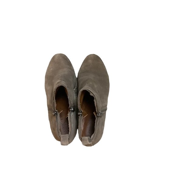 LUCKY BRAND Tan ZIPPER Almond Toe Side Zip Bootie-Size 7 - Picture 4 of 10